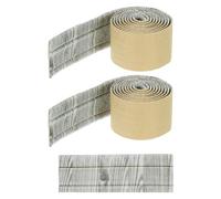 sourcing map 2pcs 3D Wall Edging Self-Adhesive 89"x3.1" Flexible Peel and Stick Molding Trim for Wall Mirror Door Wardrobe Gap Sealing Frame Lines, Grey