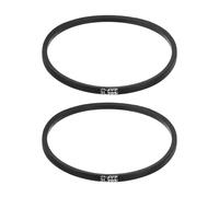 sourcing map 2Pcs 3L205 Classic Wrapped Rubber V-Belt, 21"(521mm) Outside Circumference, 3L Profile V Belt 3/8" Width 7/32" Height