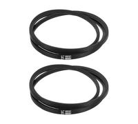 sourcing map 2Pcs 3L600 Classic Wrapped Rubber V-Belt, 60"(1524mm) Outside Circumference, 3L Profile V Belt 3/8" Width 7/32" Height