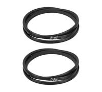 sourcing map 2Pcs 3L610 Classic Wrapped Rubber V-Belt, 61"(1549mm) Outside Circumference, 3L Profile V Belt 3/8" Width 7/32" Height