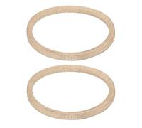 sourcing map 2Pcs 3LK230 Lawn Mower Deck Belt, 23" Length 3/8" Width 7/32" Thick V-Belt Reinforced with Aramid Fiber Cords, Dry Fabric Wrapped Belt for Lawn & Garden Machinery, Riding Mowers