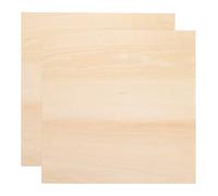 sourcing map 2pcs 3mm Basswood Plywood Sheets 10" x 10" x 1/8" Thin Unfinished Plywood Boards Craft Wood Sheet for Laser CNC Cutting Wood Engraving Burning Drawing Architecture DIY Projects