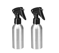 sourcing map 2pcs 3oz/100ml Aluminium Spray Bottle with Fine Mist Sprayer, Empty Refillable Container Travel Bottle