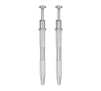 sourcing map 2Pcs 4-Claw Pick Up Tool Piercing Ball Grabber Stainless Steel Jeweler's Pick Up Tool 4 Prongs Grabber for IC Chip Electronic Components Parts Nails Clamping, Silver