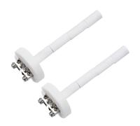 sourcing map 2Pcs 4" K Type Ceramic Kiln Furnace Probe Thermocouple Sensor for Muffle Furnace Oven, High Temperature 0 to 1100°C 1.5x100mm
