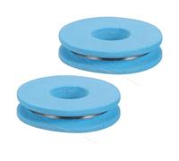 sourcing map 2pcs 40 AWG Nichrome Wire, 16ft Cr20Ni80 Heating Resistance Wire for Heating Element Electronic Component Repairing, Blue