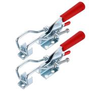 sourcing map 2pcs 431 Toggle Latch Clamp M6 x 50mm 772lbs Holding Capacity Adjustable Quick Release Pull Latches Galvanized Iron Hasp Clamps for Smoker Lid Jig Tool Boxes Cases Door