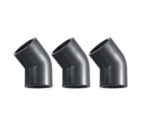 sourcing map 2pcs 45 Degree Elbow PVC Pipe Fittings 1-1/4" 2 Way Furniture Grade PVC Corner Connectors Angle Elbow Side Outlet for Sewer Plumbing Drain Pipe Water Supplies Build Garden