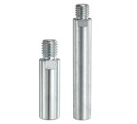 sourcing map 2pcs 5/8"-11 Thread Rotary Tool Extension Shaft 75/140mm Connecting Rotary Rod Machine Extension Rod for Car Polisher Polishing Pads