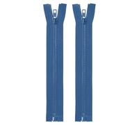 sourcing map 2pcs #5 Sewing Invisible Zippers 8 Inch Resin Hidden Replacement Coil Zipper for DIY Craft Bag Garment Home Textile Clothes, Navy Blue