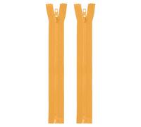 sourcing map 2pcs #5 Sewing Invisible Zippers 9 Inch Resin Hidden Replacement Coil Zipper for DIY Craft Bag Garment Home Textile Clothes, Yellow