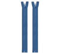 sourcing map 2pcs #5 Sewing Jacket Zippers 11 Inch Resin Coats Replacement Coil Zipper for DIY Craft Bag Garment Home Textile Clothes, Navy Blue