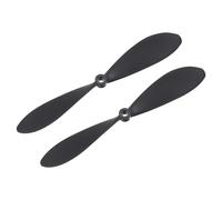 sourcing map 2Pcs 5045 RC Propellers Blade Prop 2 Vane 12.7cm Dia Nylon for RC Aircraft Quadcopter Prop Replacement, Black
