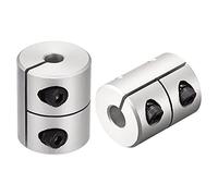 sourcing map 2pcs 5mm to 8mm Shaft Coupling 25mmx20mm Coupler Aluminum Alloy Joint Motor for 3D Printer CNC Machine DIY Encoder