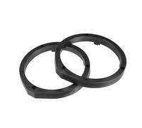 sourcing map 2Pcs 6.5inch Plastic Car Speaker Spacer Adapter Mount Bracket Ring