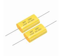 sourcing map 2Pcs 6.8uF Frequency Divider Capacitor, 250V Audio Speaker Crossover Non-Polarity Polypropylene MKP Film Capacitor