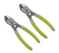 sourcing map 2pcs 6-Inch Cable Cutter Industrial Strength High Leverage Electrical Wire Cutters for Aluminum, Copper, Wire, Communications Cable
