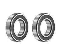 sourcing map 2Pcs 6006-2RS Deep Groove Ball Bearings, 30x55x13 mm High Speed Double Rubber Seal Bearings Pre-Lubricated and Stable for Industrial Machinery Repairs 3D Project