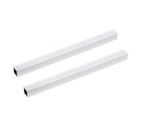sourcing map 2Pcs 6063 Square Aluminum Tube, 20mm x 20mm x 1.5mm Wall Thickness 305mm/12 Aluminum Industrial Straight Tube, Seamless Metal Tubing for Construction DIY Home Furniture