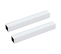 sourcing map 2Pcs 6063 Square Aluminum Tube, 38mm x 38mm x 3mm Wall Thickness 305mm/12 Aluminum Industrial Straight Tube, Seamless Metal Tubing for Construction DIY Home Furniture