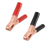 sourcing map 2pcs 75A Heavy-Duty Alligator Clips,Battery Crocodile Electrical Test Clamps,Battery Charger Clamp