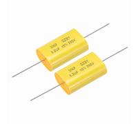 sourcing map 2Pcs 8.2uF Frequency Divider Capacitor, 250V Audio Speaker Crossover Non-Polarity Polypropylene MKP Film Capacitor