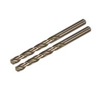 sourcing map 2pcs 8.4mm Drilling Dia Straight Shank High-Speed Steel Cobalt Metric Twist Drill Bit Rotary Tool
