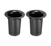 sourcing map 2Pcs 85x110/3.3 x 4.3 Inch Speaker Port Tube Subwoofer Bass Box Tube Bass Woofer Box Speaker Box Bass Air Port for DJ/PA Speaker Cabinets