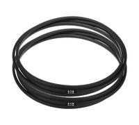 sourcing map 2pcs A118 or 4L1200 Classic Wrapped Rubber V-Belt, 118"(3000mm) Length