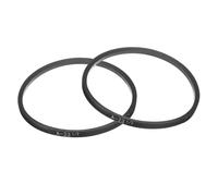 sourcing map 2pcs A23 1/2 Wrapped Rubber Belt, A-Section V Belt 25.6" Outside Circumference x 0.51" Width x 0.32" Thick, Industrial Power Transmission Belt