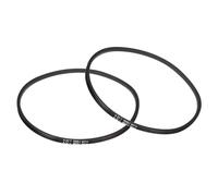 sourcing map 2pcs A34 1/2 Wrapped Rubber Belt, A-Section V Belt 36.4" Outside Circumference x 0.51" Width x 0.32" Thick, Industrial Power Transmission Belt