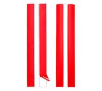 sourcing map 2Pcs Acrylic Flexible Hinges, 150x35mm Invisible Living Hinge, 360° Transparent Continuous Piano Low Profile Flex Hinge for DIY Furniture, Display Stand, Cabinets