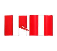 sourcing map 2Pcs Acrylic Flexible Hinges, 30x35mm Invisible Living Hinge, 360° Transparent Continuous Piano Low Profile Flex Hinge for DIY Furniture, Display Stand, Cabinets