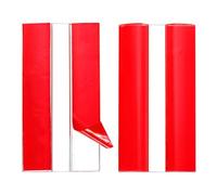 sourcing map 2Pcs Acrylic Flexible Hinges, 65x35mm Invisible Living Hinge, 360° Transparent Continuous Piano Low Profile Flex Hinge for DIY Furniture, Display Stand, Cabinets