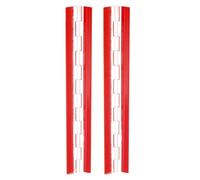 sourcing map 2Pcs Acrylic Hinges, 300x45mm Self-Adhesive Clear Hinge Transparent Continuous Piano Folding Hinges for Cabinet Drawer DIY Display Stand