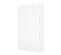 sourcing map 2Pcs Acrylic Sheets 12x8 Inch Acrylic Panel 1/8 Inch-3mm Plastic Board for Picture Frames Sign Holders DIY Display Projects Craft, White