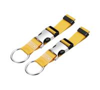 sourcing map 2Pcs Add A Bag Luggage Strap, 6-12 Inch Adjustable Suitcase Belt Travel Accessories, Luggage Connector for Carry-on Baggage, Yellow