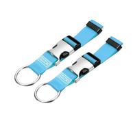 sourcing map 2Pcs Add A Bag Luggage Strap, 6-12 Inch Adjustable Suitcase Belt Travel Accessories, Luggage Connector for Carry-on Baggage, Blue