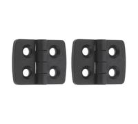 sourcing map 2Pcs Adjustable 180 Degree Hinges, 30mmx40mm Nylon Locking Leaf Table Hinges, Bifold Door Drop Leaf Hinge for Wooden Box Dining and Table Cabinets, Black