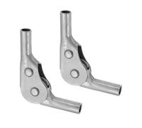 sourcing map 2Pcs Adjustable Sofa Hinge, 180 Degree 5 Gear Support Joint Folding Table Brackets Furniture Replacement Parts for Sofas and Outdoor Beach Chairs