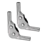 sourcing map 2Pcs Adjustable Sofa Hinge, 90 Degree 5 Gear Support Joint Folding Table Brackets Furniture Replacement Parts for Sofas and Outdoor Beach Chairs