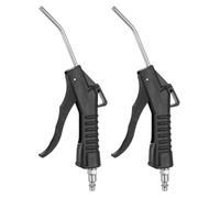 sourcing map 2pcs Air Blow Gun High Flow Air Compressor Blow Gun with 1/4" NPT Male Air Plug and Angled Bent for Industrial Household Air Tools Removing Dust Cleaning