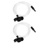 sourcing map 2Pcs Air Tube 30cc Glue Adhesive Dispenser Syringes Connector Adapter Replacement for Industrial Glue Liquid Cartridge Dispensing Accessories, Black