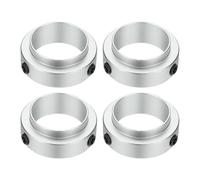 sourcing map 2pcs Aluminium Alloy Shaft Collar, 1 3/8" ID 2" OD 3/4" Thickness Bore Shaft Locking Collars for Gearbox Assemblies, Machine Tools, Industrial Use ID 35mm OD 50mm