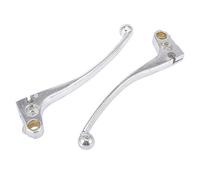 sourcing map 2Pcs Aluminum Alloy Motorcycle Left Brake Clutch Handle Lever for Honda CBT