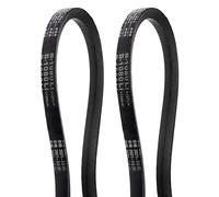 sourcing map 2pcs B-1080Li V-Belts Drive Belt 1080mm Inner Girth B Section Rubber for Power Transmission
