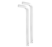 sourcing map 2pcs Ball End Hex Key Wrench 10mm CR-V Steel L-Shape Hexagon Metric Wrenches Repairing Tool for Home DIY Bike Motorcycle Repair