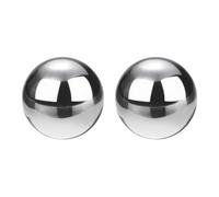 sourcing map 2Pcs Bearing Balls, 24mm Diameter G200 Precision Balls Solid 304 Stainless Steel Bearing Spheres for Machinery, Automotive, and DIY