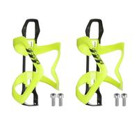sourcing map 2pcs Bicycle Water Bottle Holder Adjustment Right Load Bike Bottle Cages Cycling Cup Holder for MTB Road Gravel, Yellow