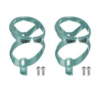 sourcing map 2pcs Bicycle Water Bottle Holder Ultra Lightweight Universal Bike Bottle Cages Cycling Cup Holder for MTB Road Gravel, Light Green